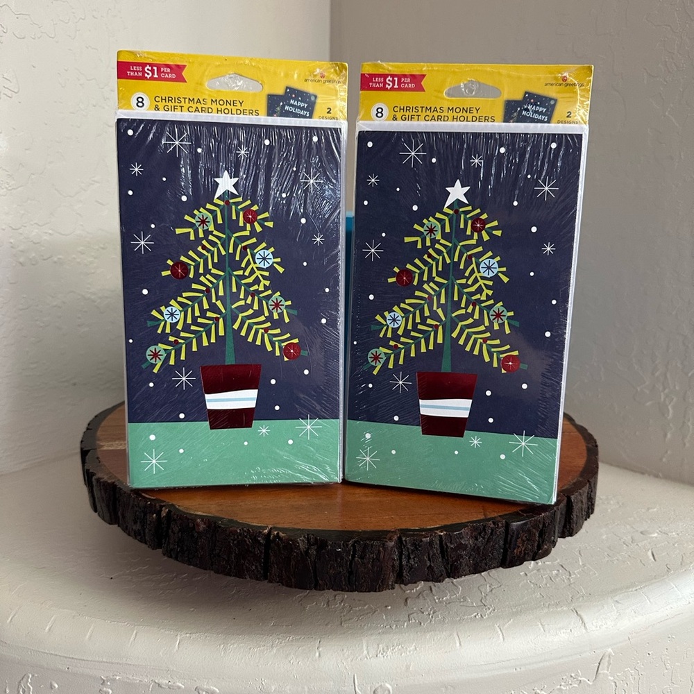 🎄American Greetings Christmas “Money & Gift Card” Holders Bundle Lot of 2